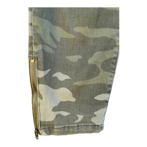 Banana Republic Heritage Camo Skinny Ankle Zip Jean Size 27 - Picture 7 of 9
